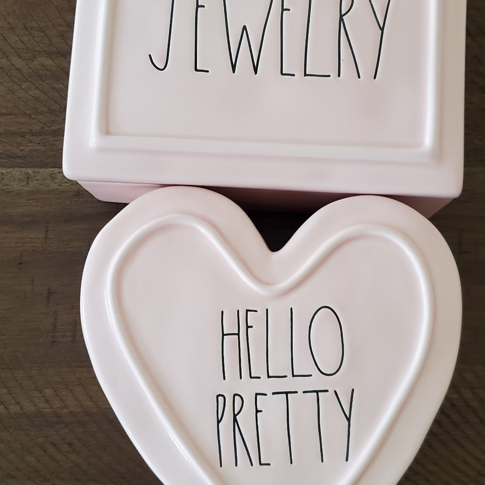 Rea Dunn Jewelry Box & Hello Pertty Heart